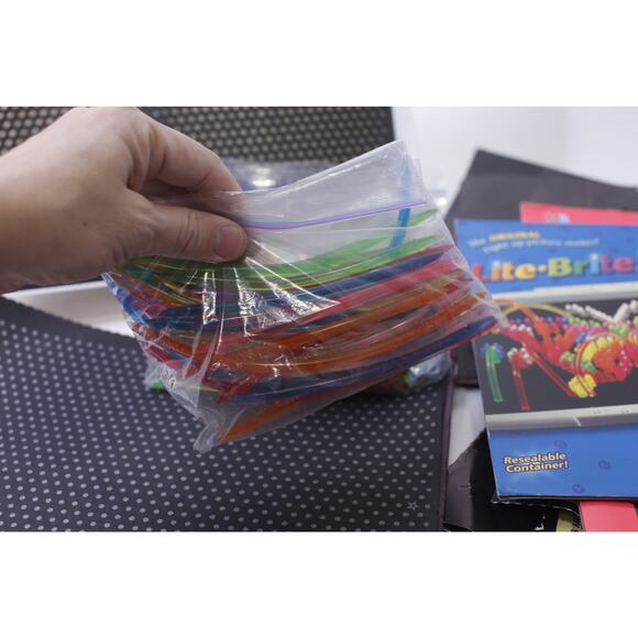 Light Brite, 1990, Milton, Bradley, Tons Of Papers And Accessories, Medium, Acti - Picture 8 of 8